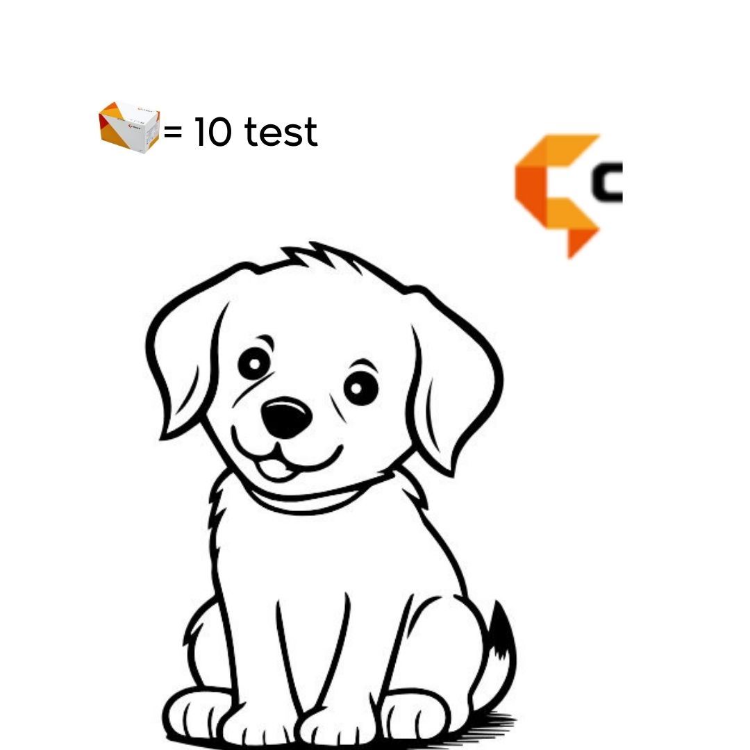 PARVO VIRUS + CORONAVIRUS + GIARDIA 	(CPV Ag + CCV Ag + Giardia Ag)